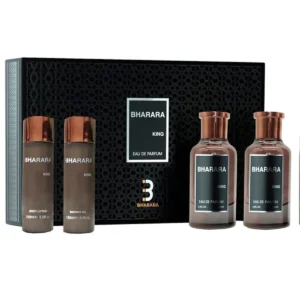 BHARARA KING SOLEIL 4 PC GIFT SET 3.4 EDP + 3.4 SPRAY AS +