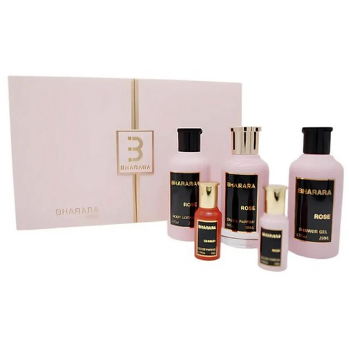 BHARARA ROSE 5 PCS GIFT SET 3.4 EDP